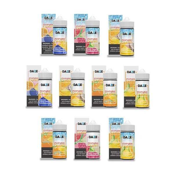 7Daze Fusion Series E-Liquid 100mL - Freebase