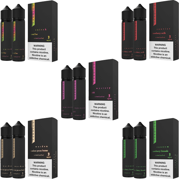 Verdict Series E-Liquid 120mL - Freebase - 60mL 2-Pack