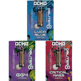 Ocho Extrax Obliter8 Live Resin D6 Cartridges - 2g