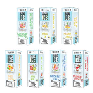 Fruitia Extra Ice Series E-Liquid 100mL - Freebase