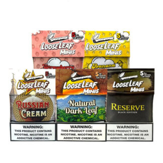Loose Leaf Wraps Mini's 5-Wrap Pouch - 8pc Display