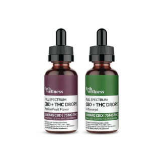 ERTH CBD Broad Spectrum CBD plus THC Tincture Drops - 30mL