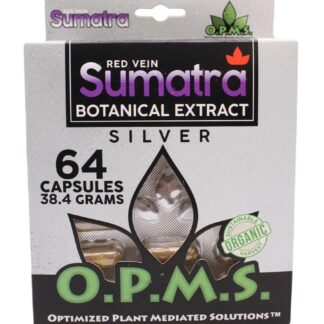 OPMS Kratom Silver Blister Capsules - 38.4g 64ct Bag