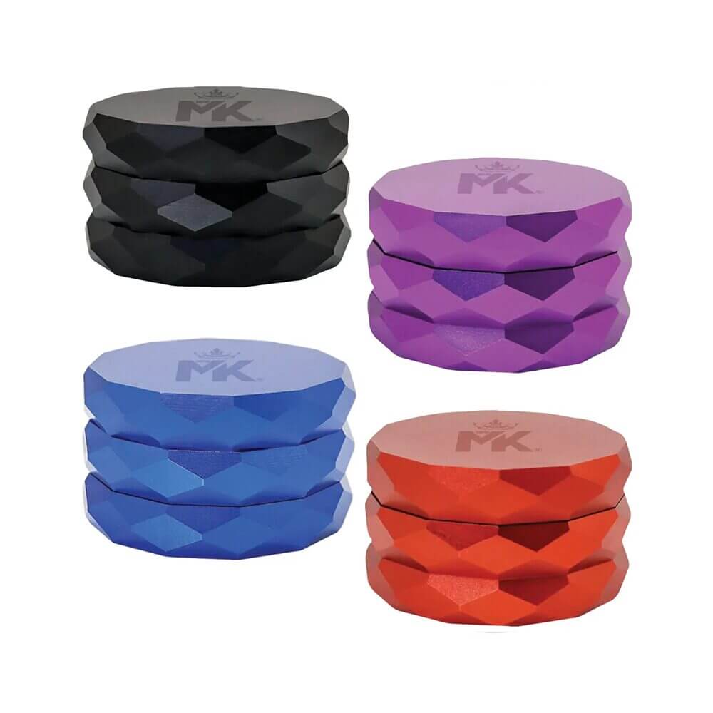 MKGlass MKGR8 Excalibur 4 Part Premium Grinder Display - 6pc Display