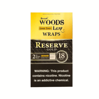 Sweet Woods Good Times Leaf 18 Month Aged Wraps 2-Pack - 50ct Display Box
