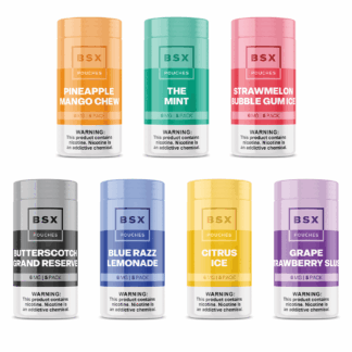 BSX Vapor Nicotine Pouches - 20ct Can- 5-Can Pack
