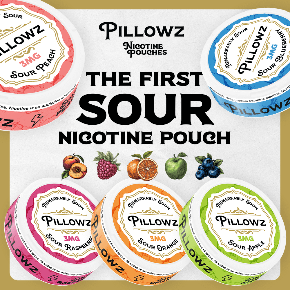Pillowz TFN Nicotine Pouches - 20ct Can- 5-Can Pack