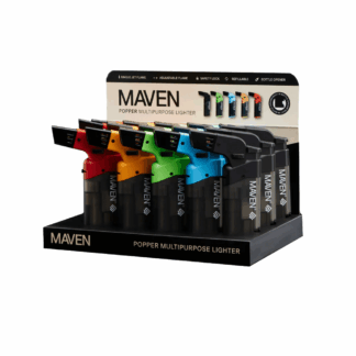 Maven Popper Torch Lighter - 15pc Display