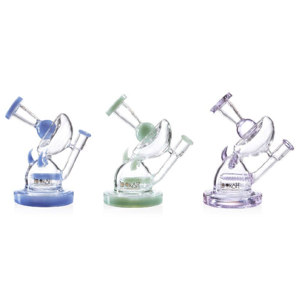 Lookah - Rig 7 in Mini Unique Recycler Water Pipe - WPC1001