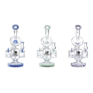 Lookah - Dab Rig 11” Recycler Tripled Chamber Horn Water Pipe - WPC1011