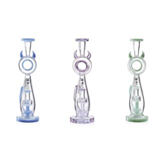 Lookah - Rig 12” Cute Percolator Elegant Cat Water Pipe - WPC1012