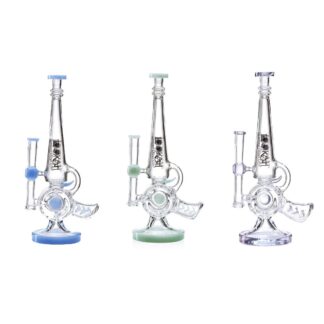 Lookah - Dab Rig 13” Cool Recycler Gun Water Pipe