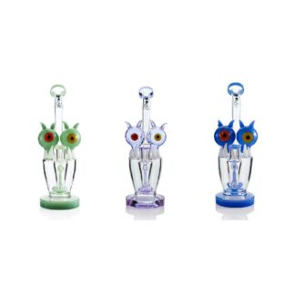 Lookah - Rig 10 in Cool Percolator Alien Eyestalk Water Pipe - WPC2025