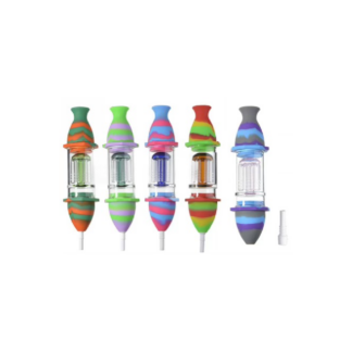Non branded - Nectar Collector- 1-Pack NC19 Silicone Tree Perc Nectar Collector with 10MM Ceramic Tip