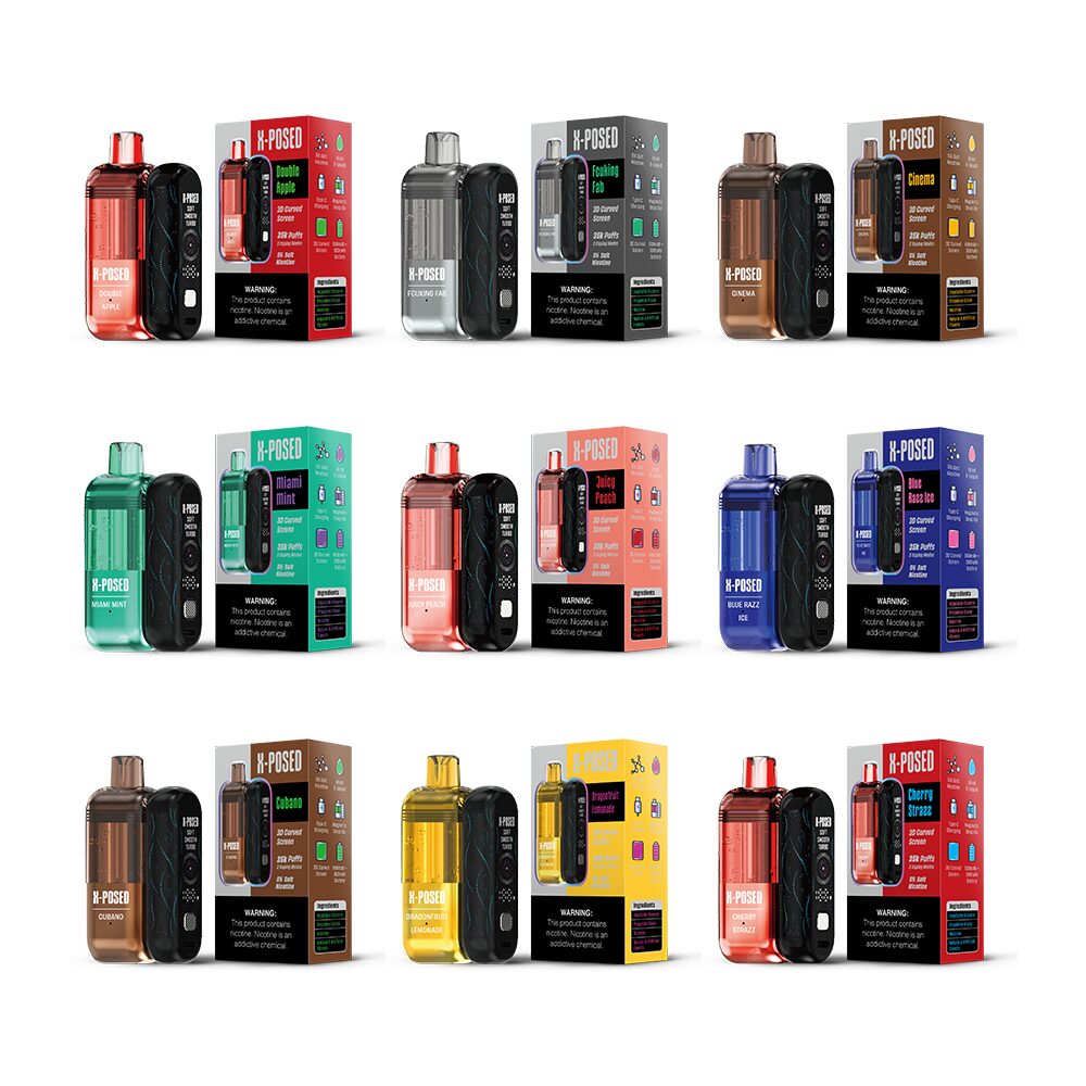 X-Posed - Dispo Kit- 35000Puff- 16mL Dispo plus Power Dock - MOQ 5