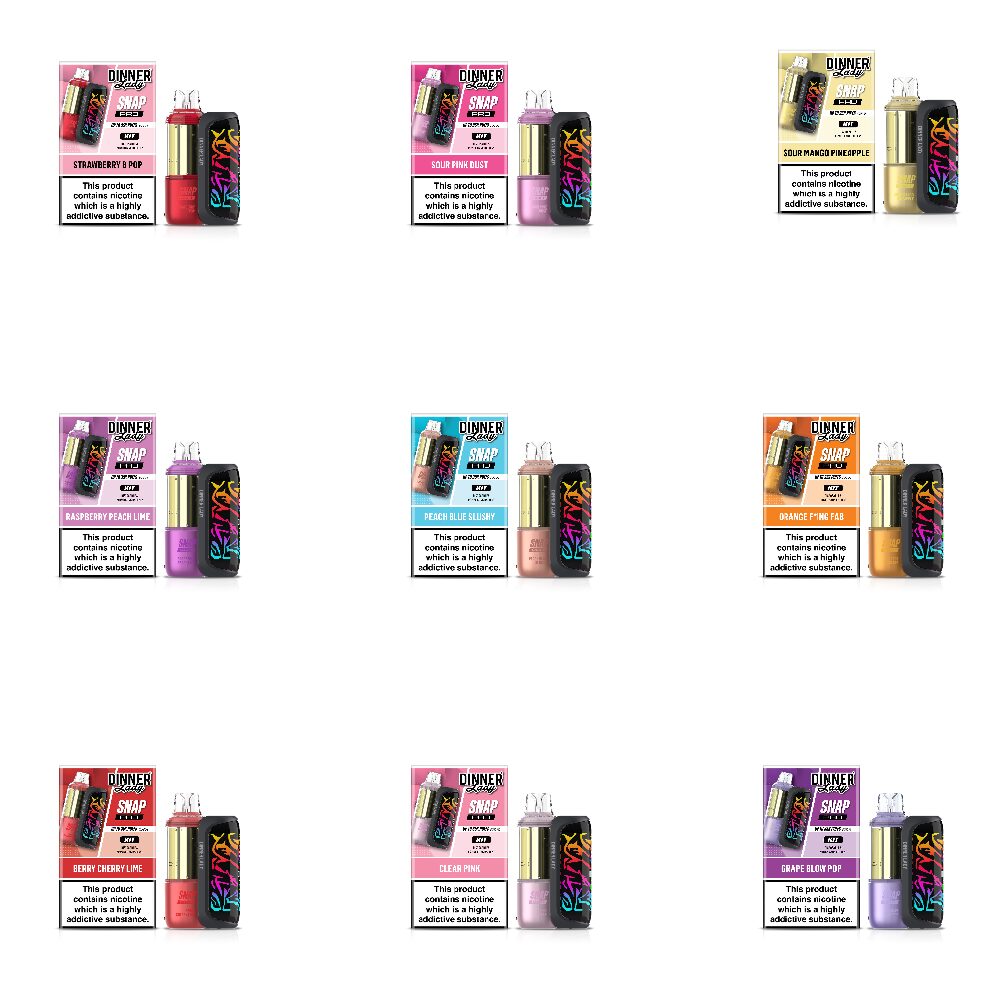 Dinner Lady Snap Pro (Dispo KIT)(35000Puff)(16mL) Dispo + Power Dock - MOQ 5