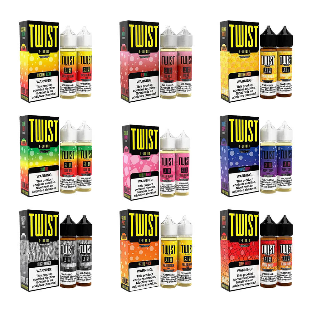 Twist Series E-Liquid 120mL - Freebase - 60mL 2-Pack - Image 26