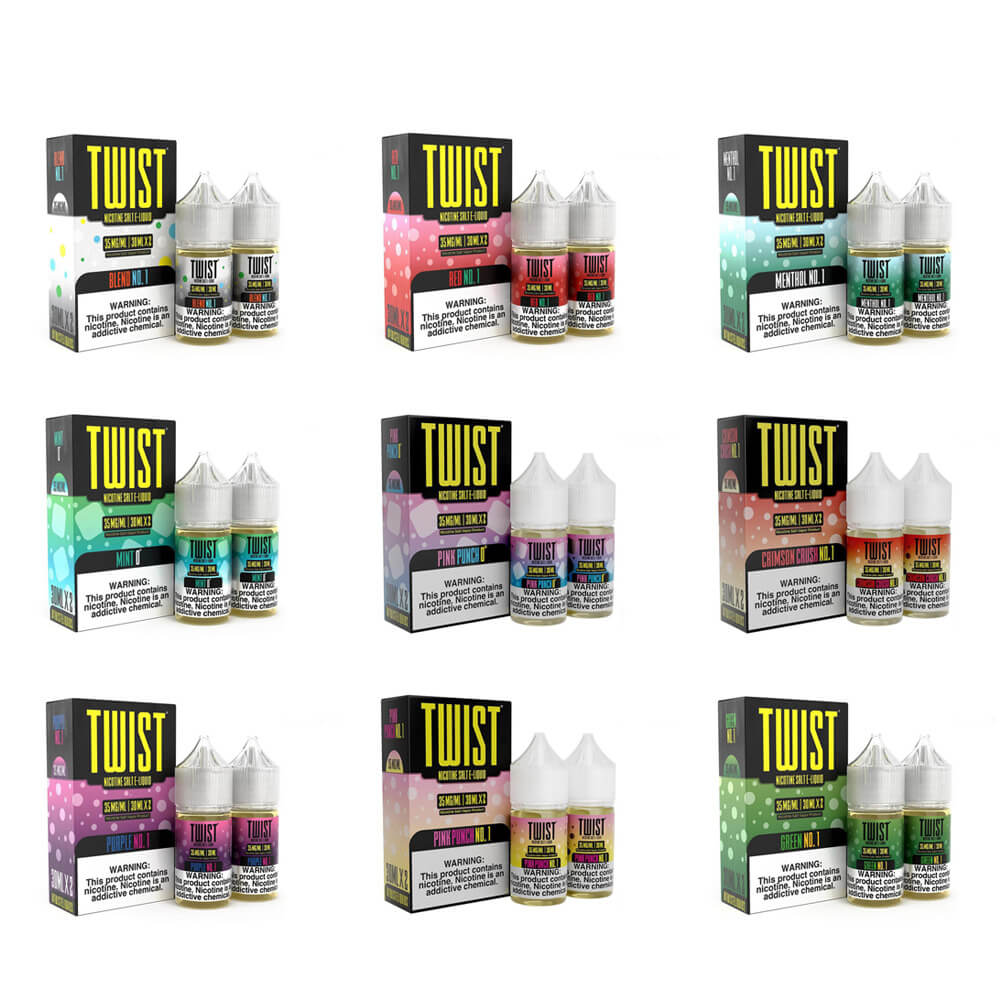 Twist Salts Series E-Liquid 60mL - Salt Nic - 30mL 2-Pack - Image 62