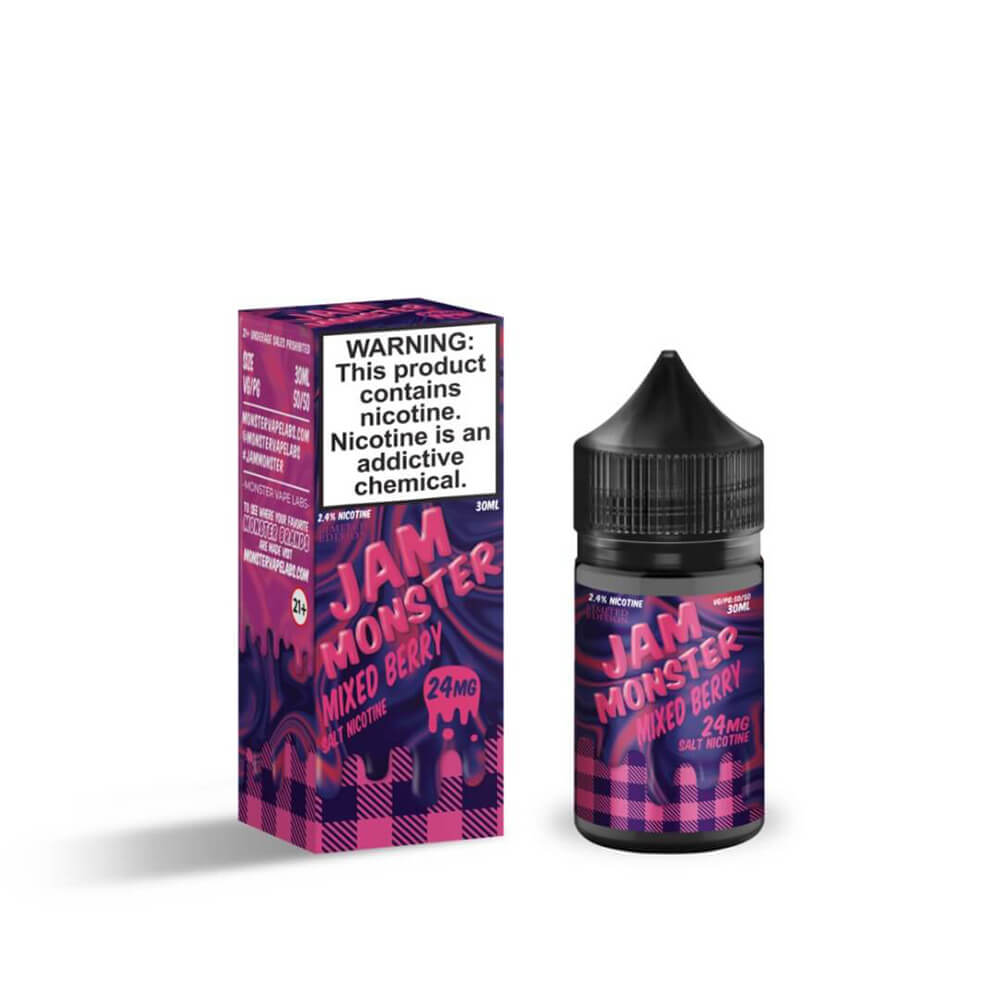 Jam Monster Salt Series E-Liquid 30mL - Salt Nic - Original, Ice, Custard, Etc. - Image 89