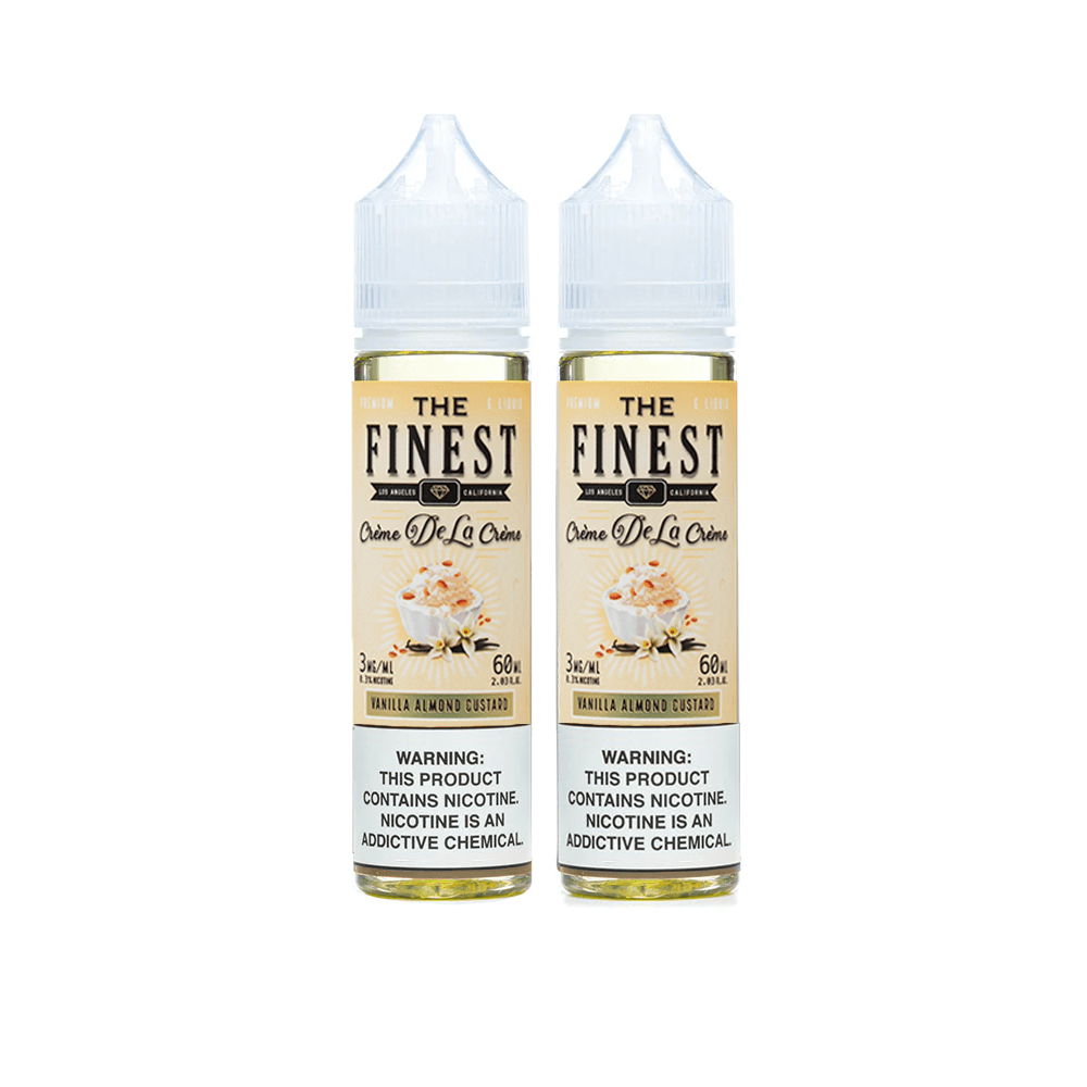 Finest Creme De La Creme Series E-Liquid 120mL - Freebase - 60mL 2-Pack - Image 9