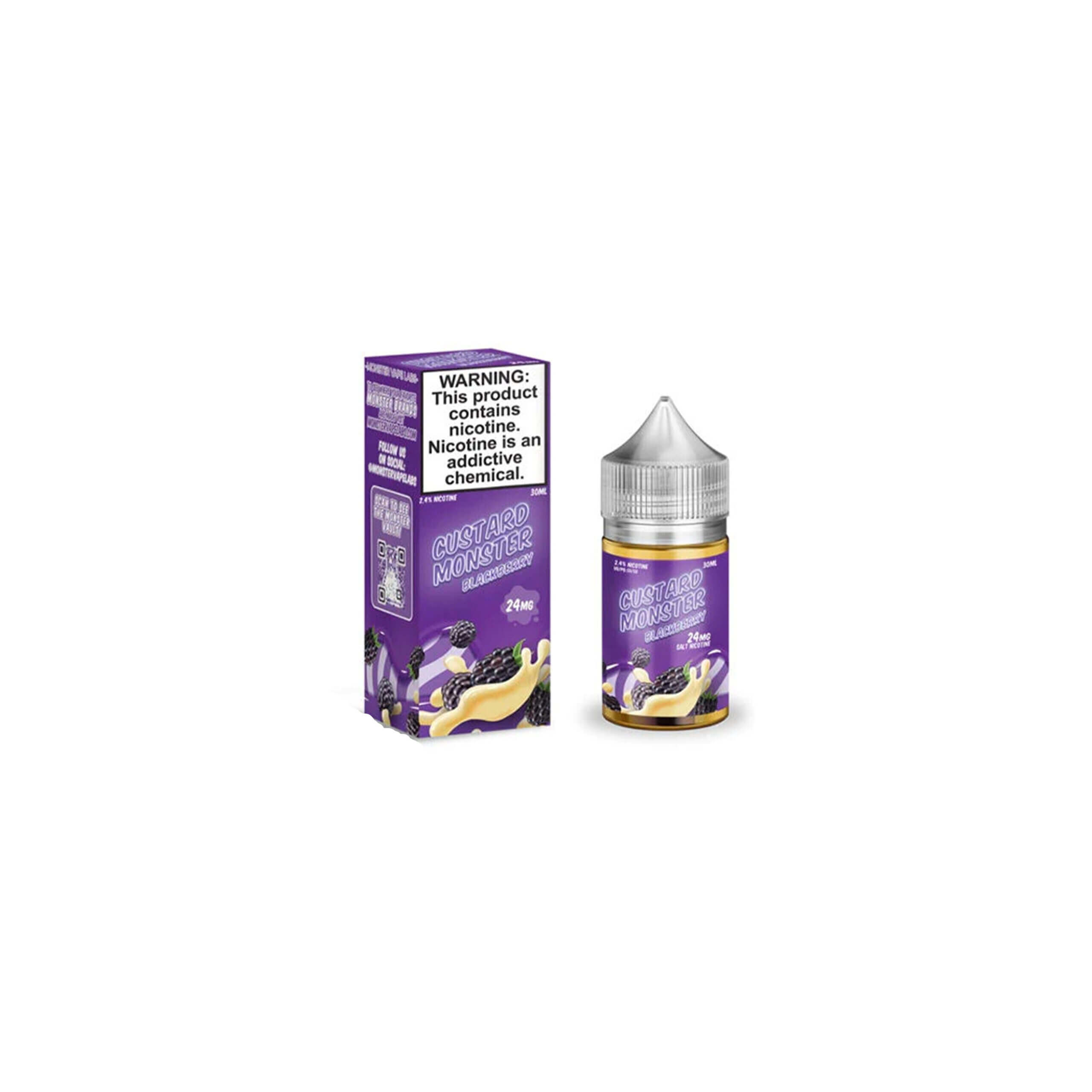 Jam Monster Salt Series E-Liquid 30mL - Salt Nic - Original, Ice, Custard, Etc. - Image 41