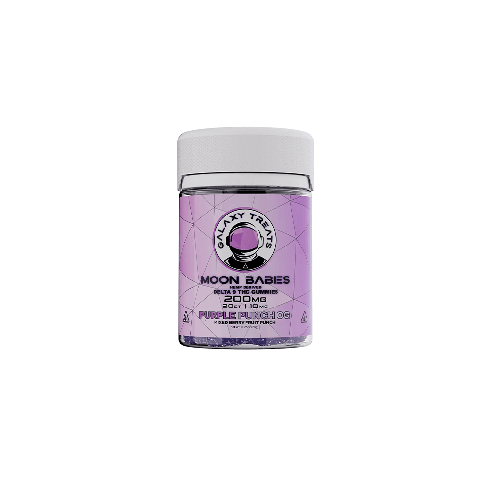Galaxy Treats Moon Babies Gummies - 200mg 20ct Jar - Image 3