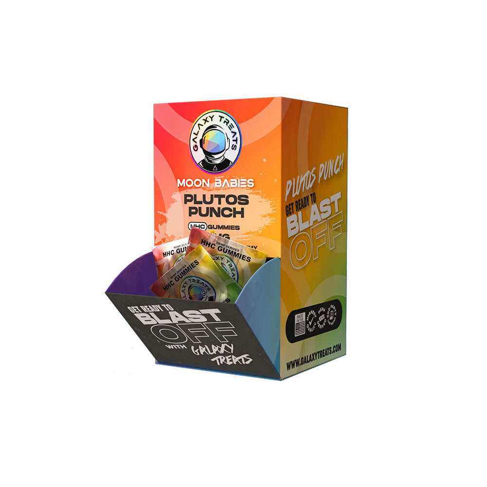 Galaxy Treats Moon Babies HHC Gummies 50mg 2-Pack - 50pc Gravity Feeder Display - Image 4