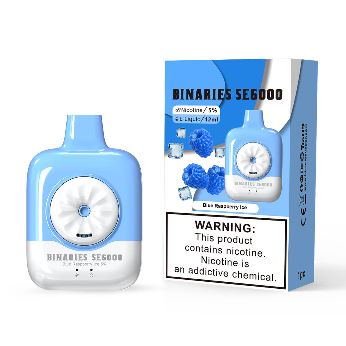HorizonTech Binaries Cabin Disposable SE 6000 Puffs 12mL 50mg - MOQ 10 - Image 4