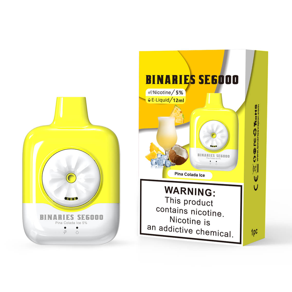 HorizonTech Binaries Cabin Disposable SE 6000 Puffs 12mL 50mg - MOQ 10 - Image 32