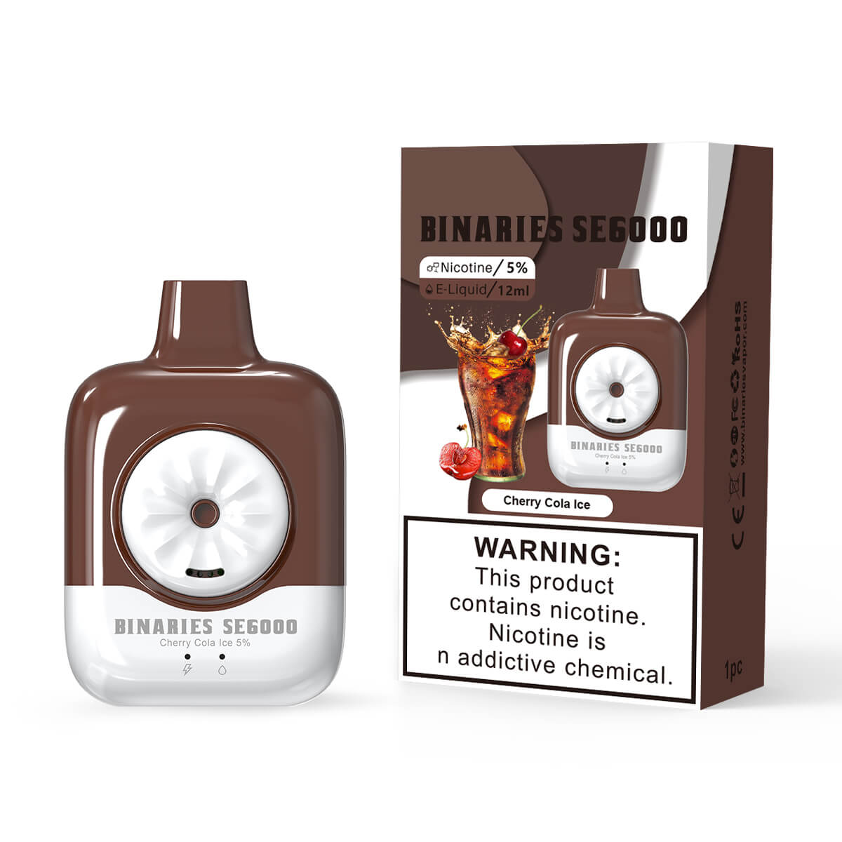 HorizonTech Binaries Cabin Disposable SE 6000 Puffs 12mL 50mg - MOQ 10 - Image 5