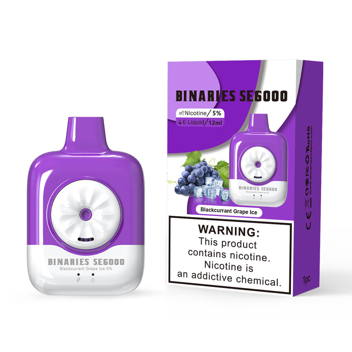 HorizonTech Binaries Cabin Disposable SE 6000 Puffs 12mL 50mg - MOQ 10 - Image 20