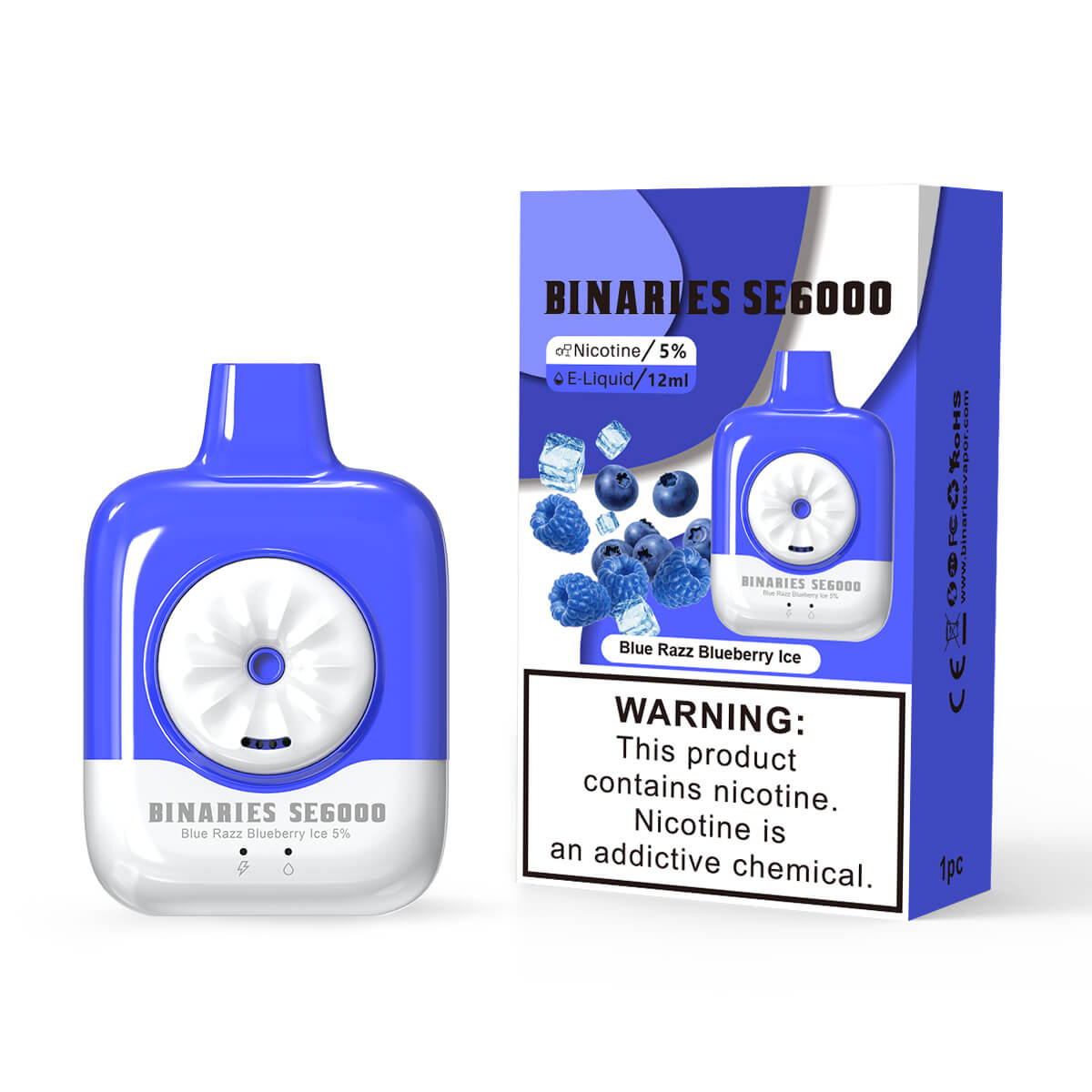 HorizonTech Binaries Cabin Disposable SE 6000 Puffs 12mL 50mg - MOQ 10 - Image 21