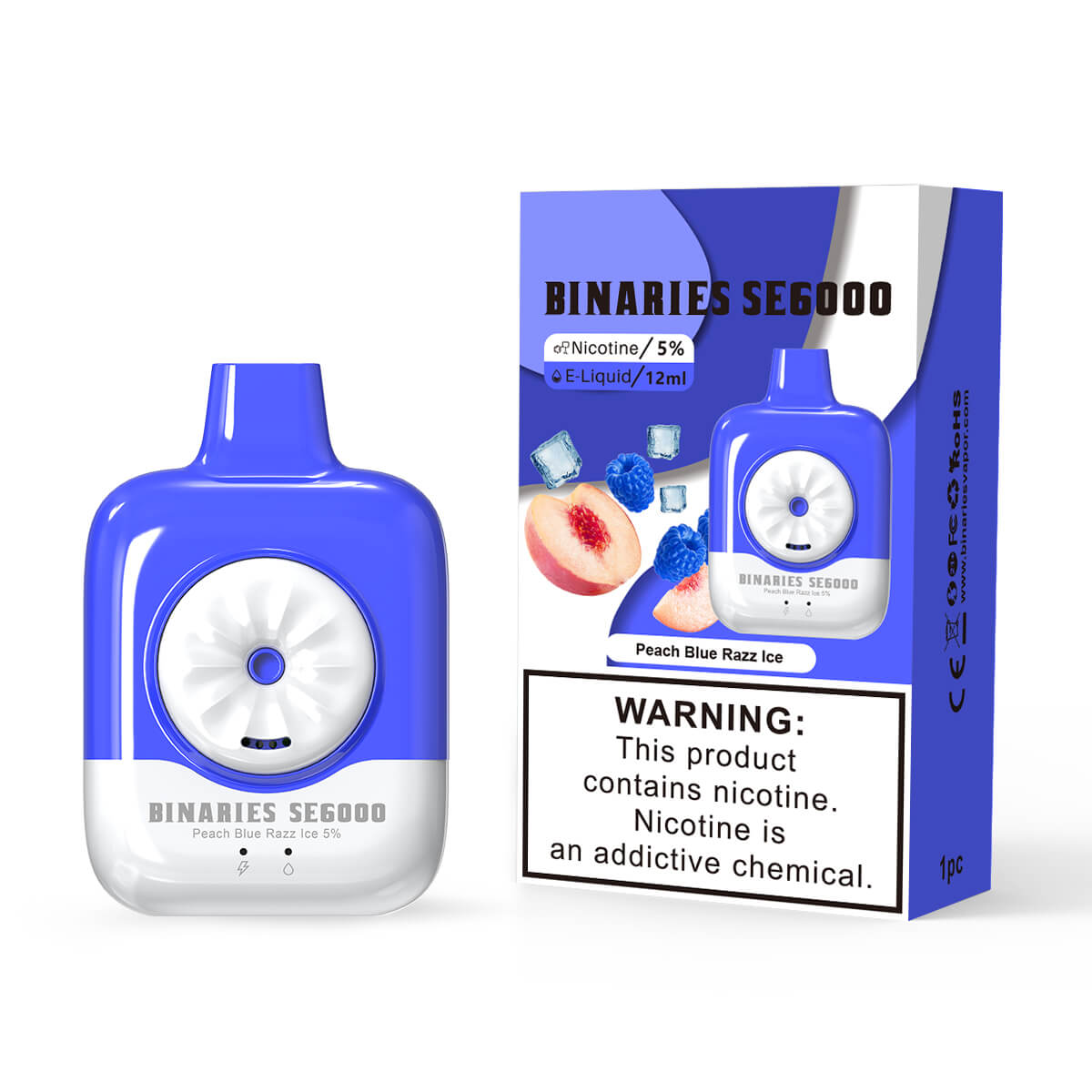 HorizonTech Binaries Cabin Disposable SE 6000 Puffs 12mL 50mg - MOQ 10 - Image 11