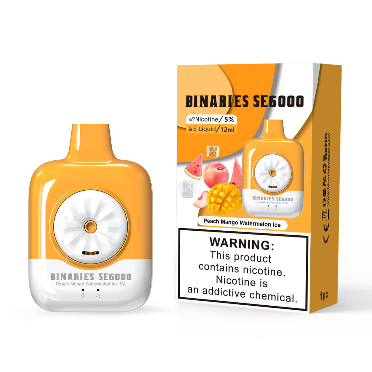 HorizonTech Binaries Cabin Disposable SE 6000 Puffs 12mL 50mg - MOQ 10 - Image 31