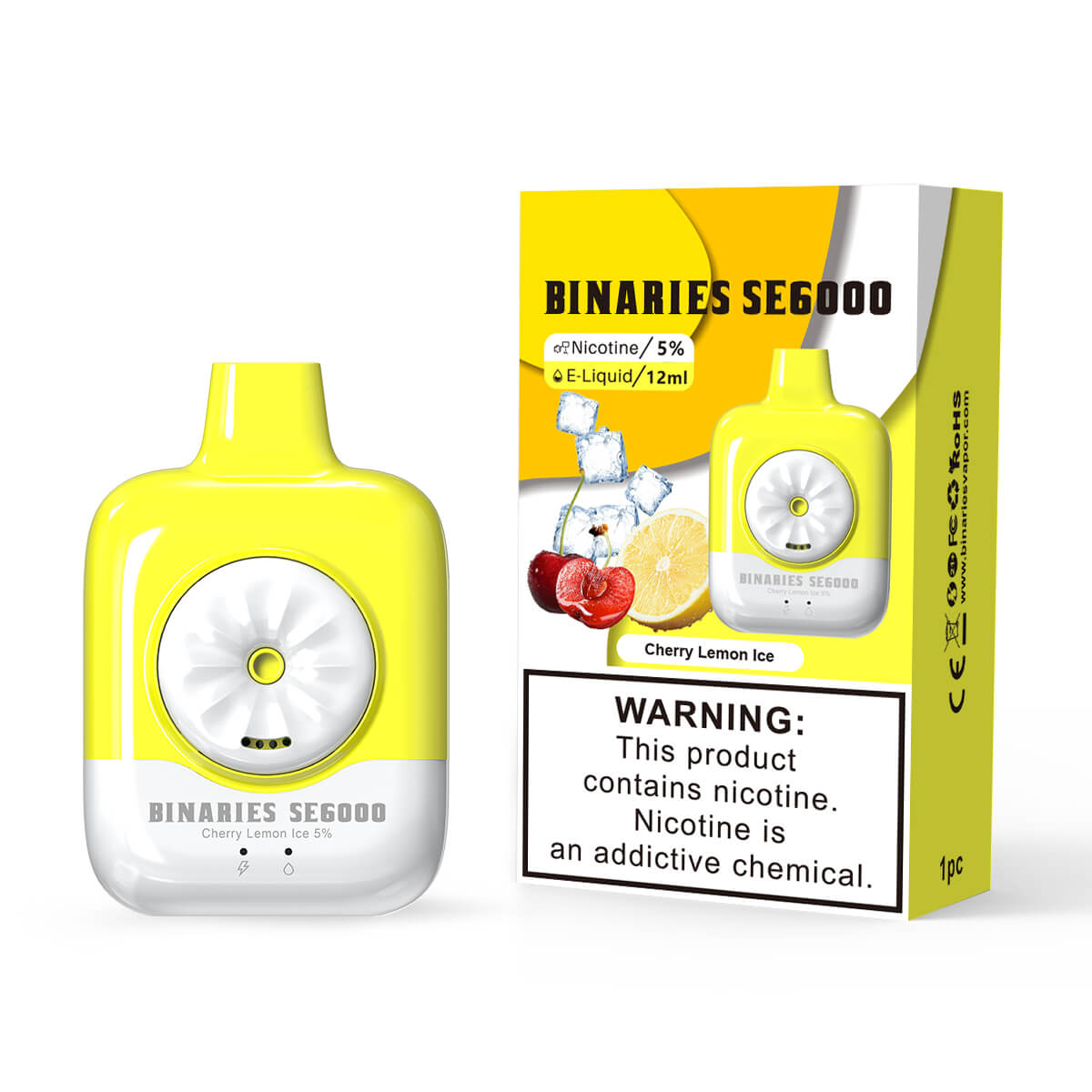 HorizonTech Binaries Cabin Disposable SE 6000 Puffs 12mL 50mg - MOQ 10 - Image 23