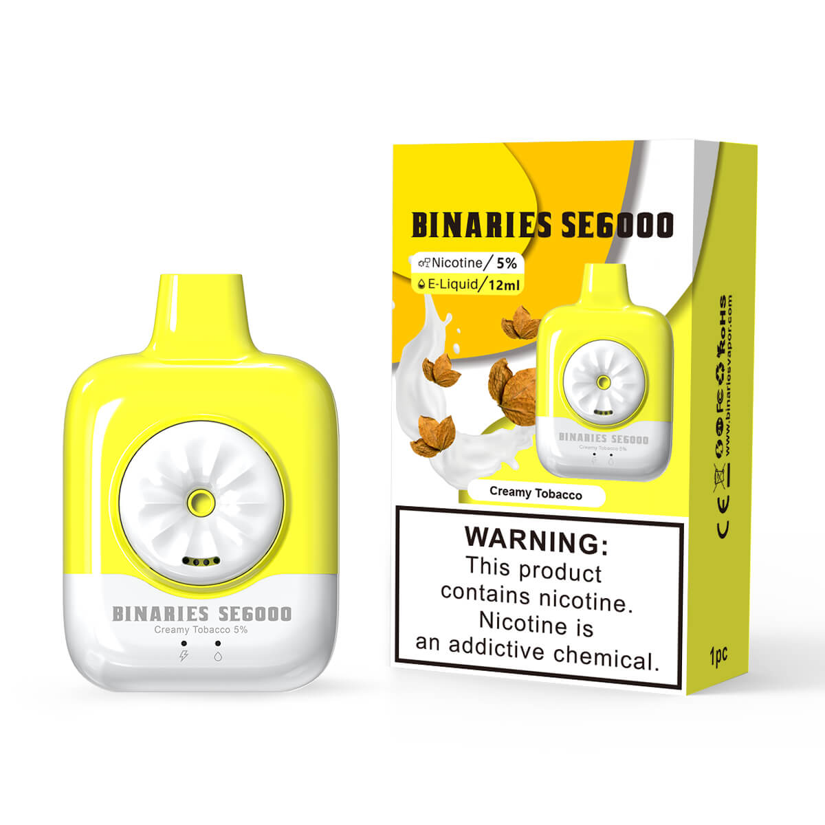 HorizonTech Binaries Cabin Disposable SE 6000 Puffs 12mL 50mg - MOQ 10 - Image 25