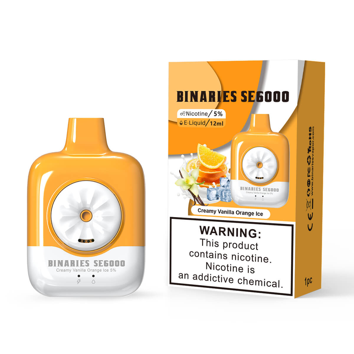 HorizonTech Binaries Cabin Disposable SE 6000 Puffs 12mL 50mg - MOQ 10 - Image 26