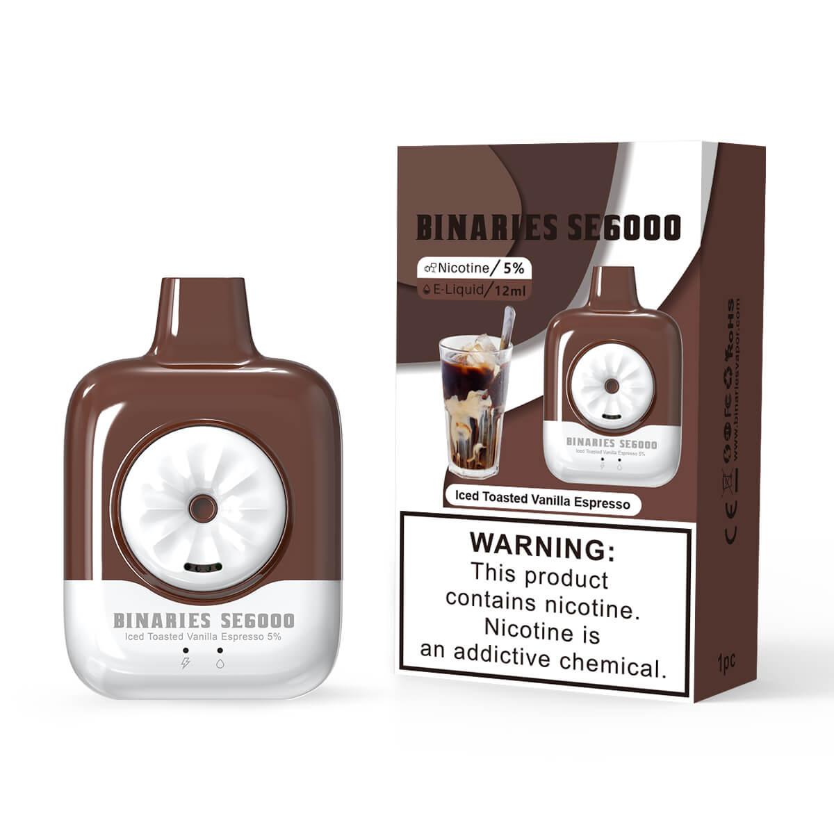 HorizonTech Binaries Cabin Disposable SE 6000 Puffs 12mL 50mg - MOQ 10 - Image 28