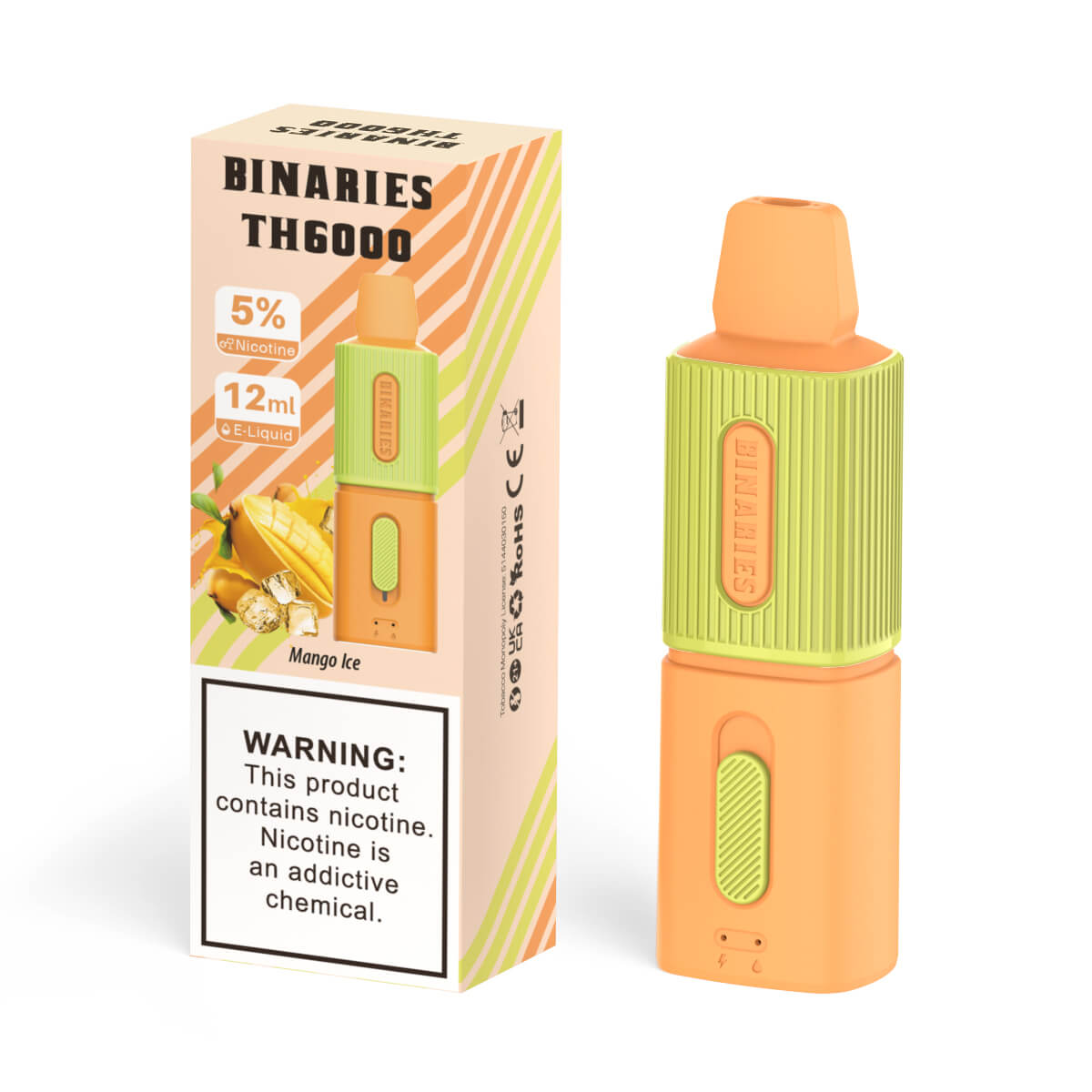 HorizonTech Binaries Cabin Disposable 6000 Puffs 12mL 50mg - MOQ 10 - Image 8