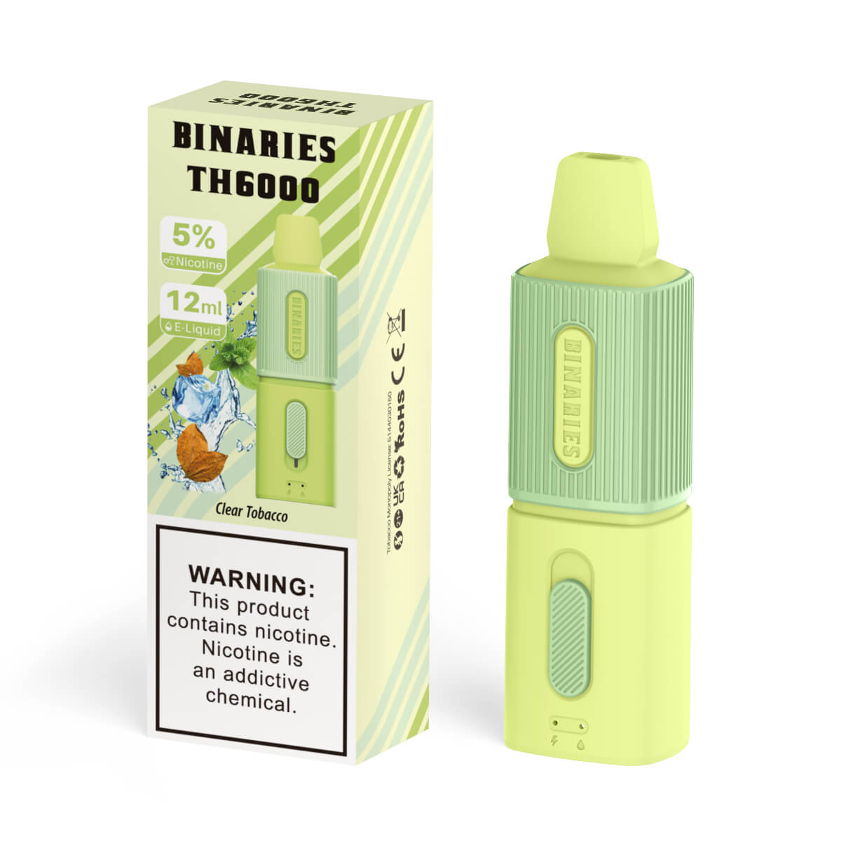 HorizonTech Binaries Cabin Disposable 6000 Puffs 12mL 50mg - MOQ 10 - Image 18