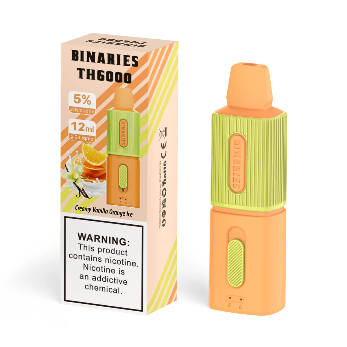 HorizonTech Binaries Cabin Disposable 6000 Puffs 12mL 50mg - MOQ 10 - Image 20