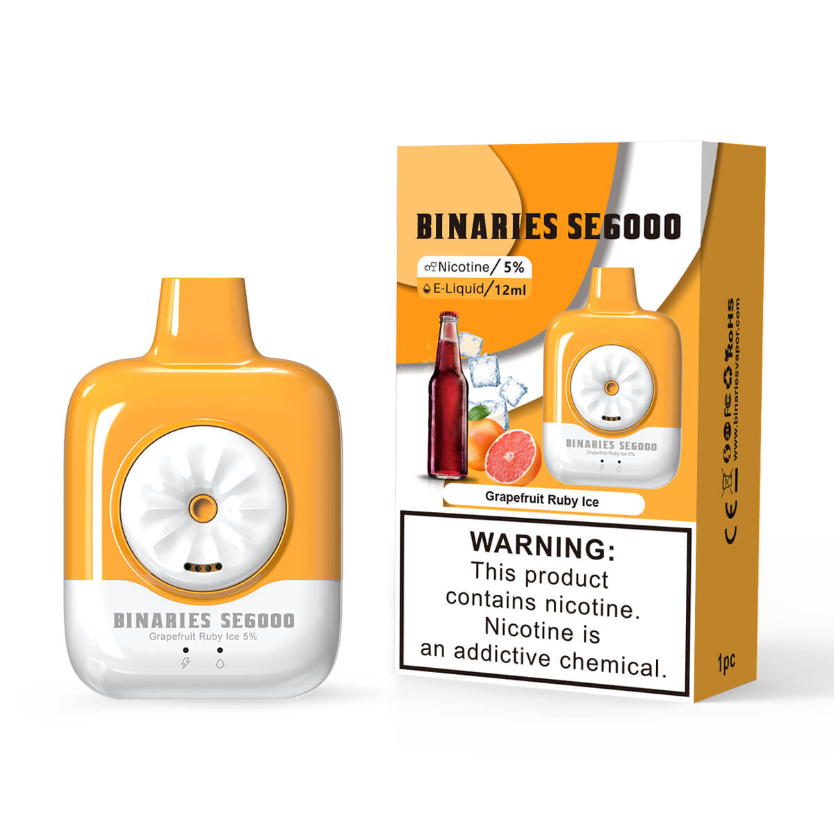 HorizonTech Binaries Cabin Disposable SE 6000 Puffs 12mL 50mg - MOQ 10 - Image 3