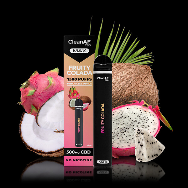 CleanAF CBD Max 6mL 1500 Puff Disposable - 500mg - Image 9