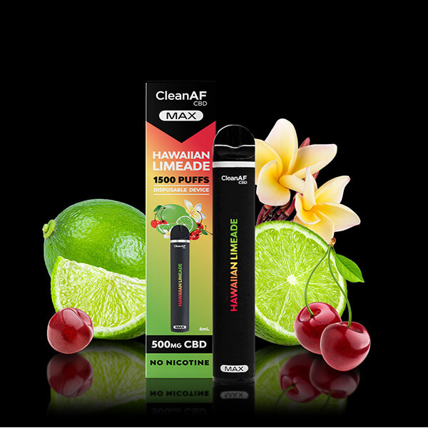 CleanAF CBD Max 6mL 1500 Puff Disposable - 500mg - Image 10