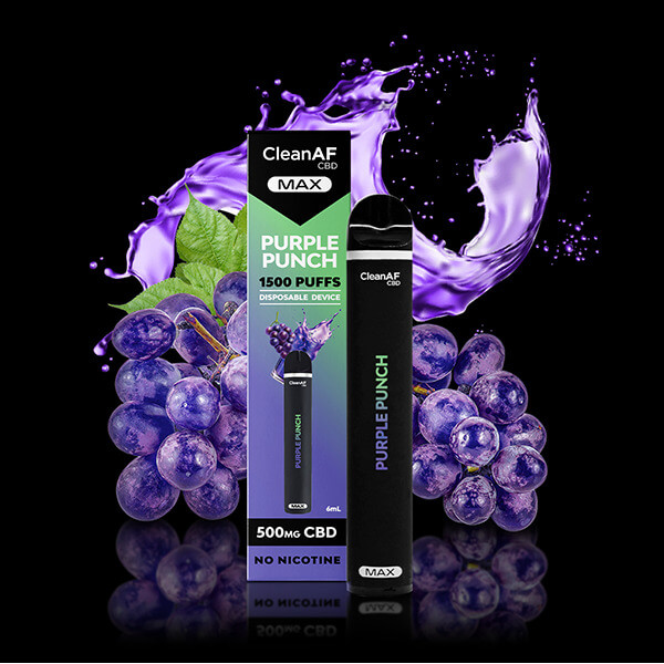 CleanAF CBD Max 6mL 1500 Puff Disposable - 500mg - Image 5