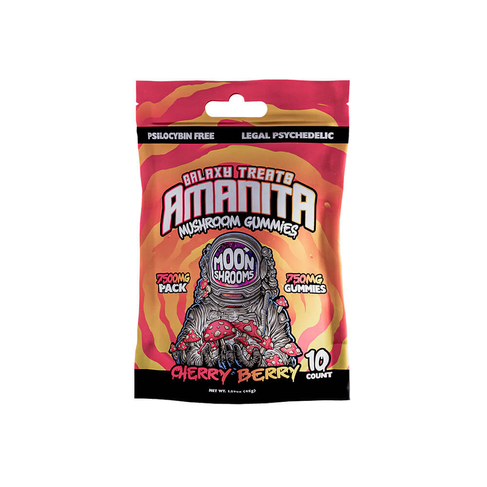 Galaxy Treats Mushroom Gummies - 7500mg 10ct Pouch - Image 4