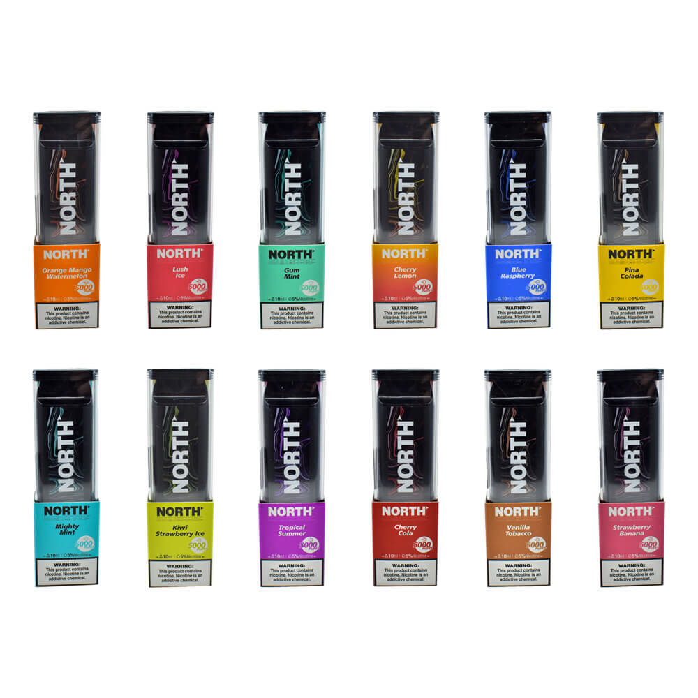 North Disposable 5000 Puffs 10mL 50mg - MOQ 10 - Image 26