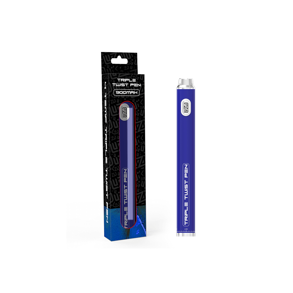 Luzid Triple Twist 510 Battery 900mAh - 10pc Display - Image 3