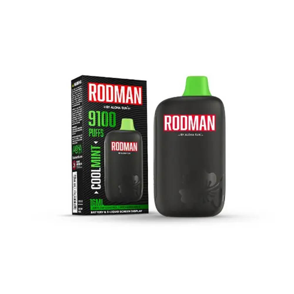 Aloha Sun Rodman Disposable 9100 Puffs 16mL 50mg - MOQ 10 - Image 8