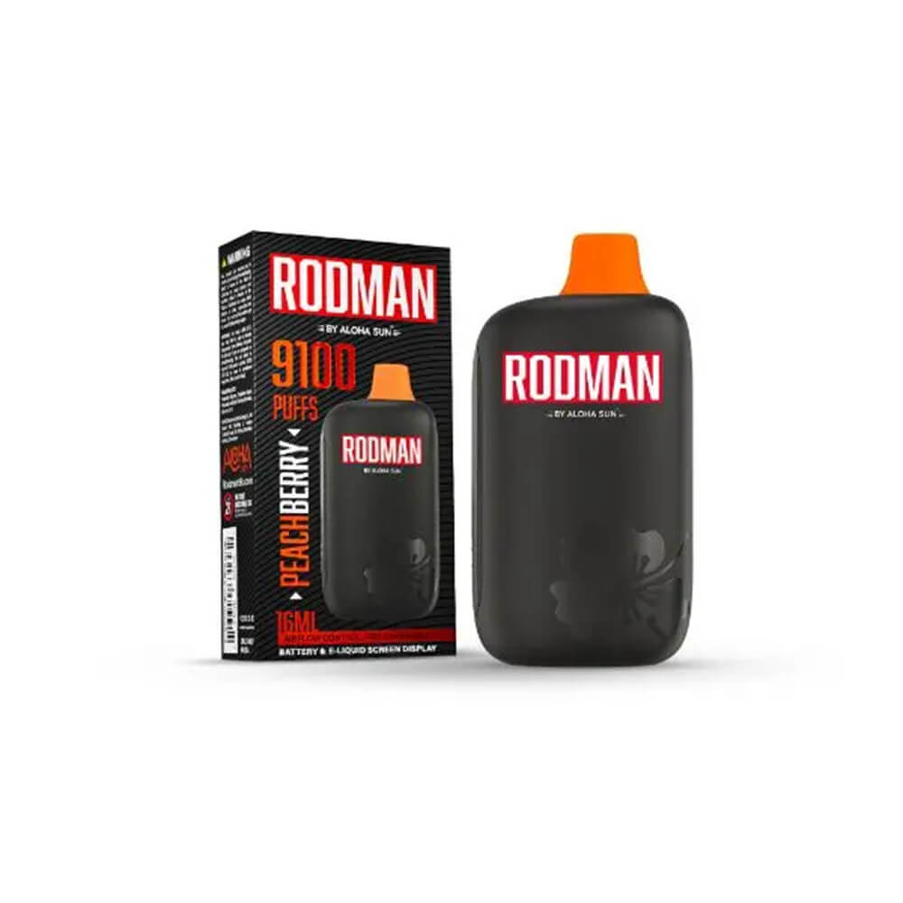Aloha Sun Rodman Disposable 9100 Puffs 16mL 50mg - MOQ 10 - Image 9